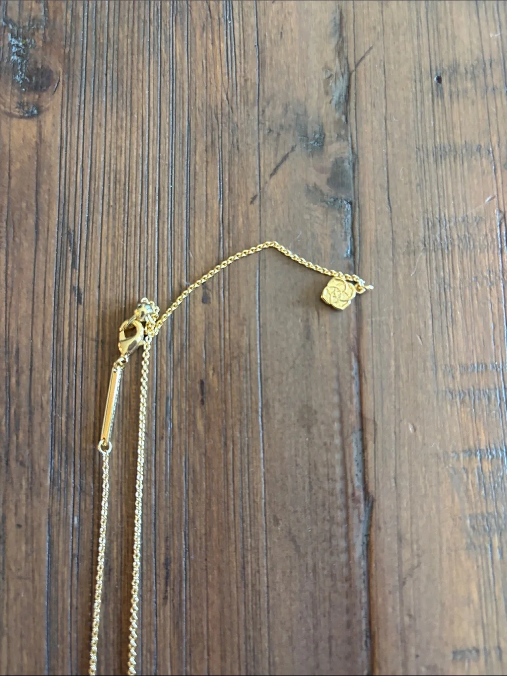 Kendra Scott Gold Necklace with Pink Pendant