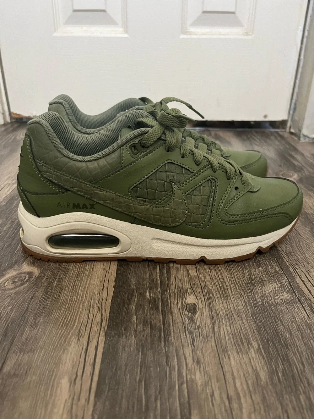 Nike Women’s Olive Green and Gum Air Max Sneakers