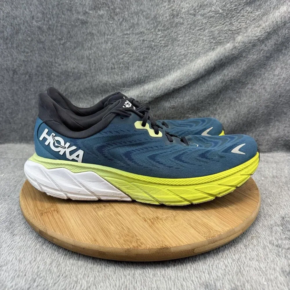 Hoka One One Arahi 6 Shoes Mens Size 12 D Blue Low Top Running Sneakers 1123194