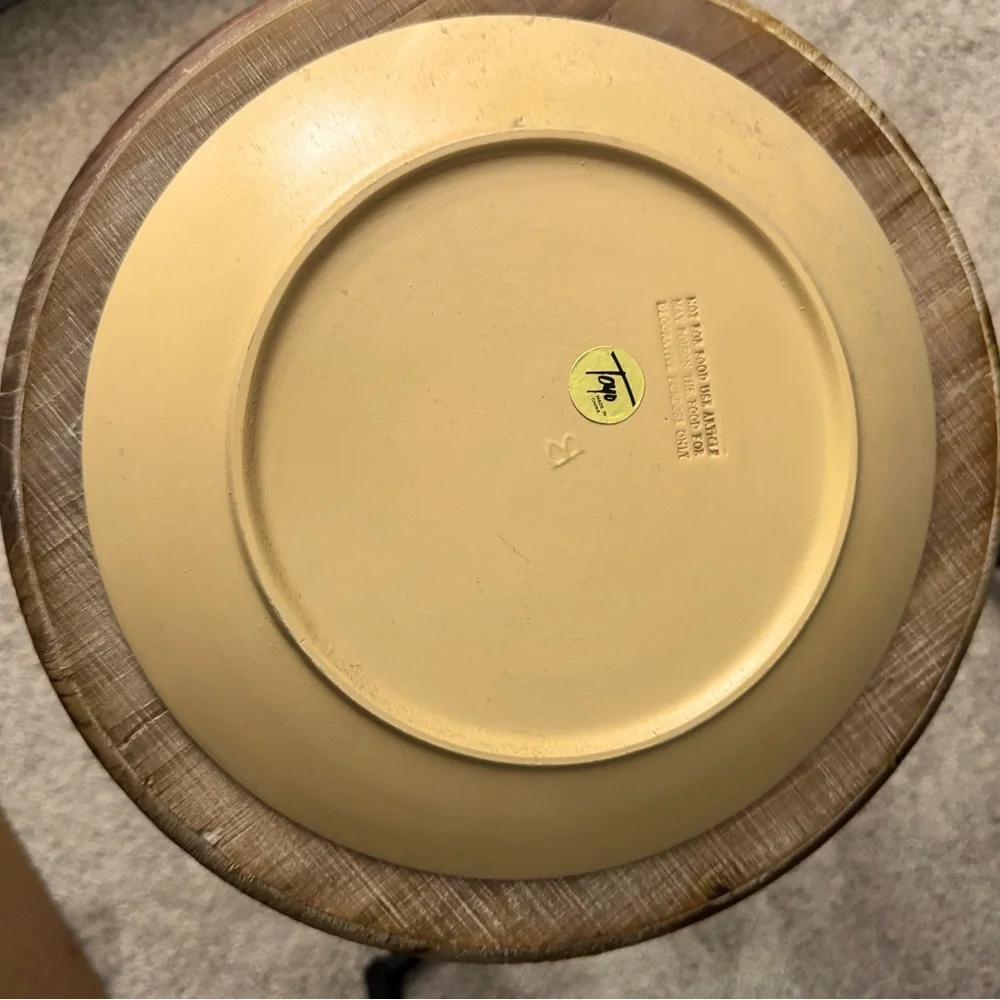 Hand-Painted Decorative garden plate