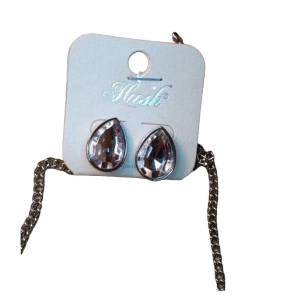 Hush silver tone