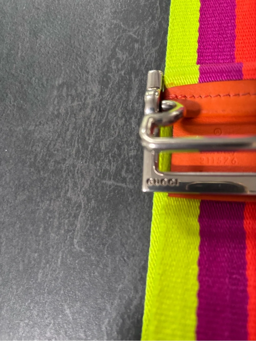 Gucci fabric belt