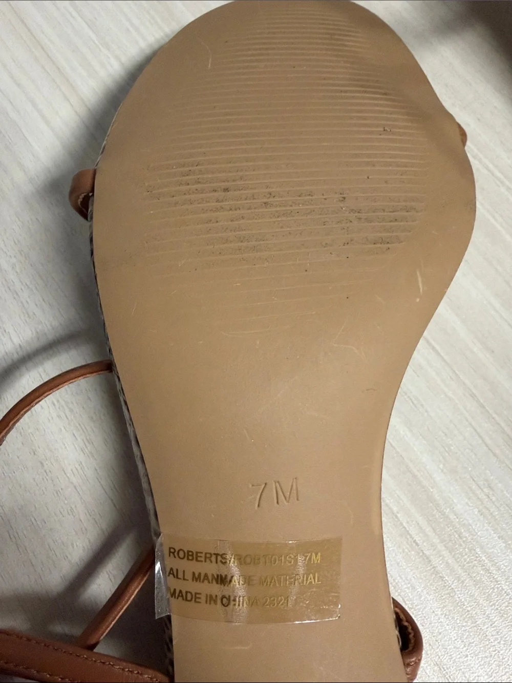 Steve Madden Tan Leather Heels with Snake-Print Footbed