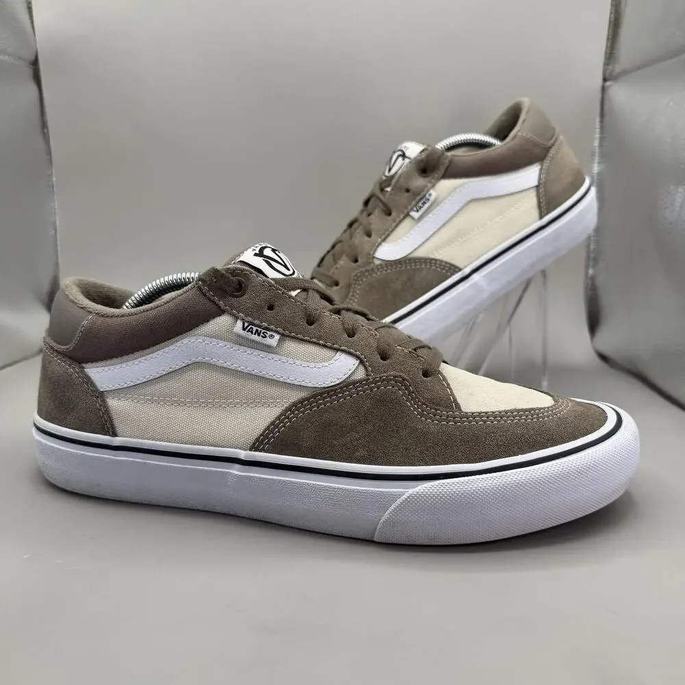Vans Rowan Skate Shoes Mens 10.5 Walnut Suede ProCush Skateboarding Sneakers