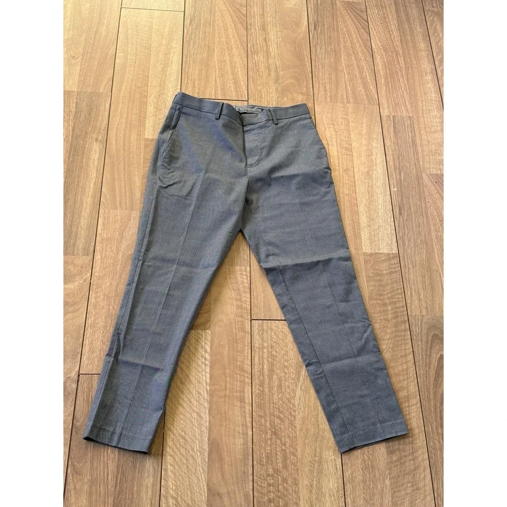 Men's Banana Republic Slim Fit Dress Pants Gray Size 32x32