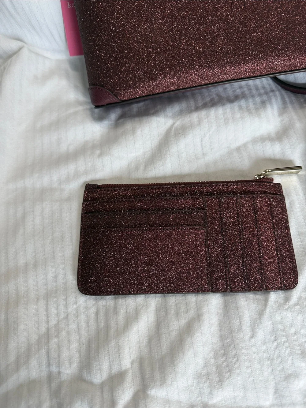 kate spade glitter finish