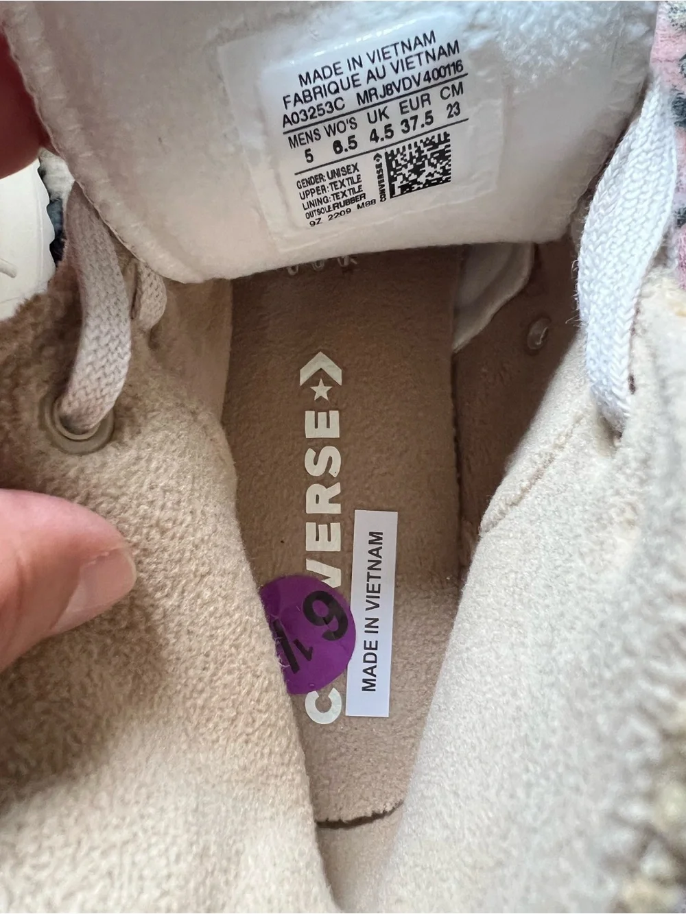 Converse tan hike