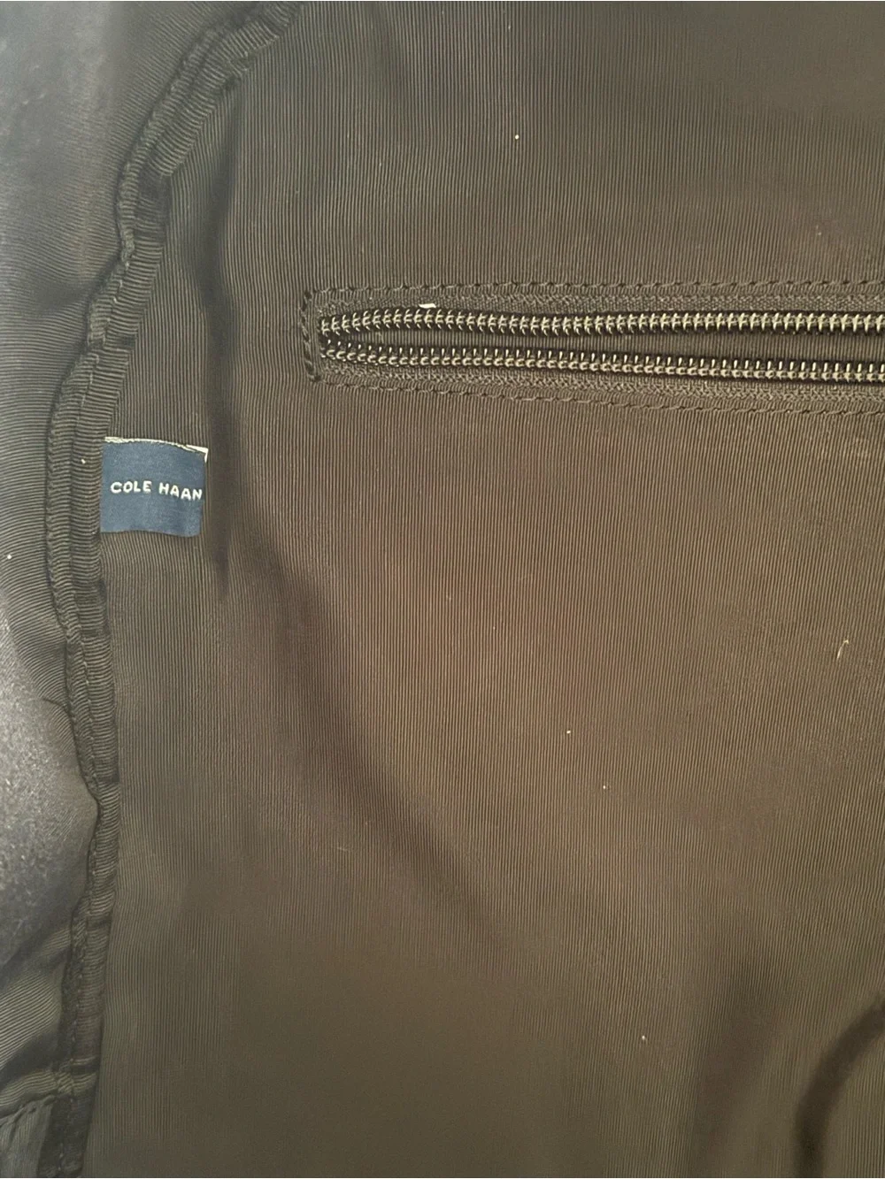 Cole Haan zip closure