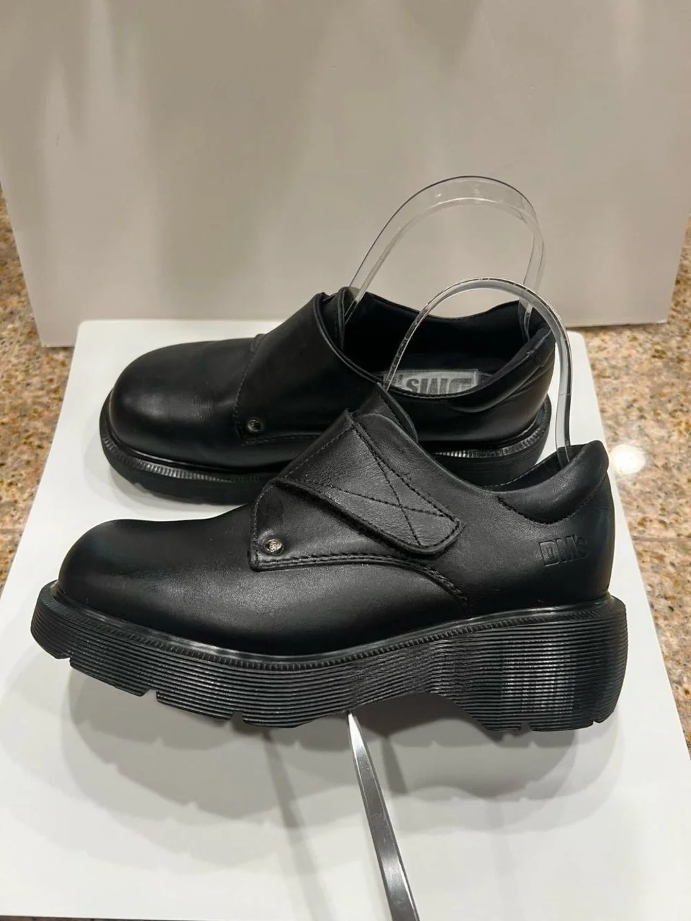 Vintage Dr Martens Mary Jane platform shoes made in England size UK 3 (≈US5/6)