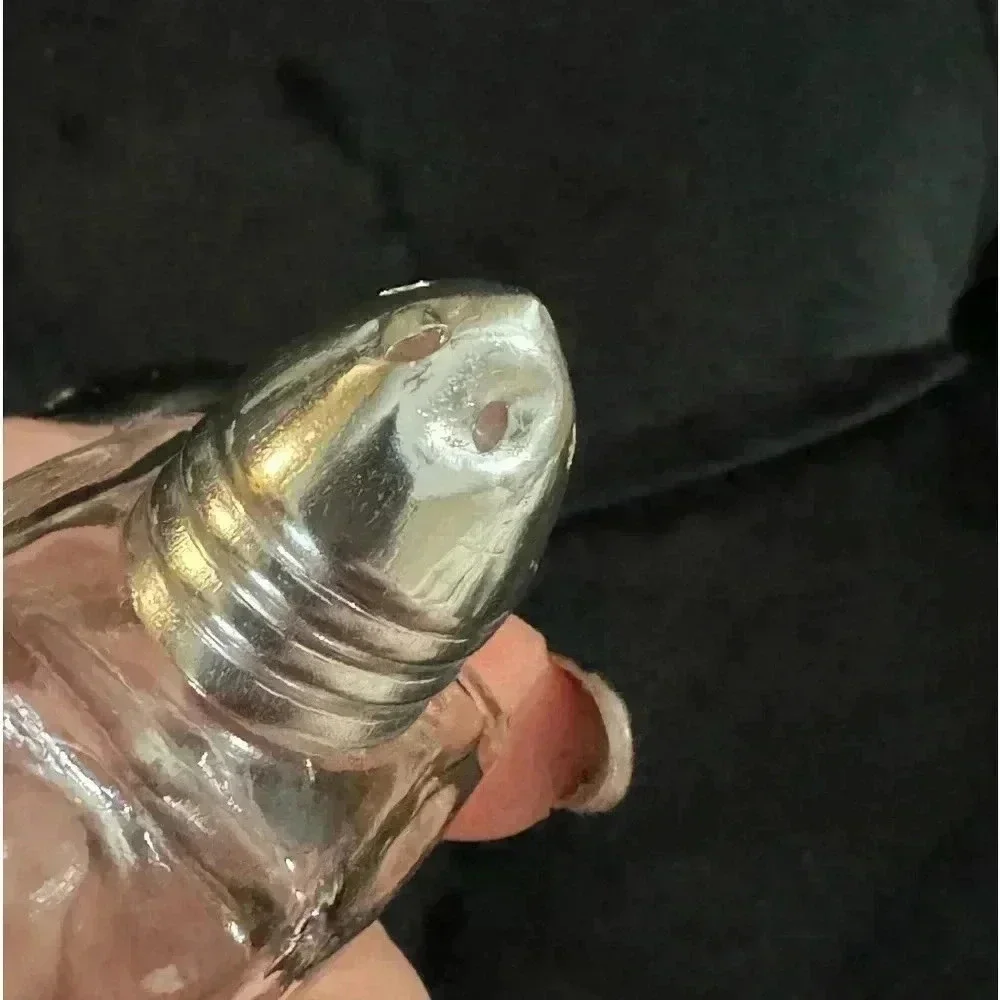 Vintage glass salt