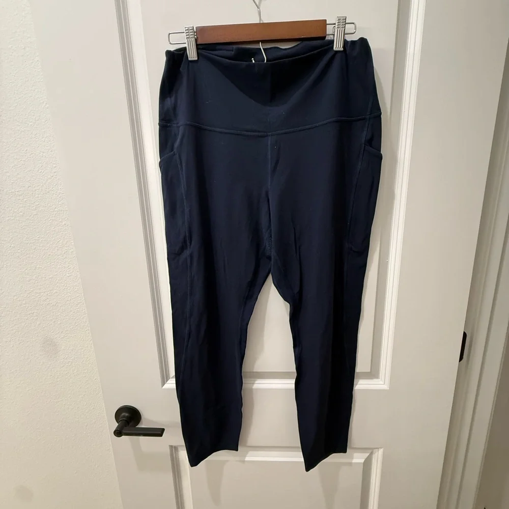 lululemon athletica Navy High-Rise Side-Pocket Leggings