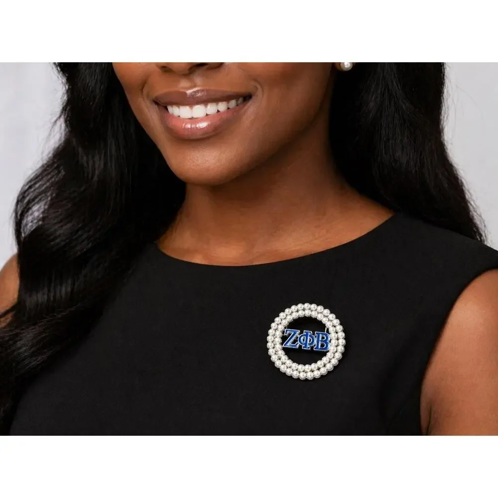 Zeta Pearl Brooch Pin