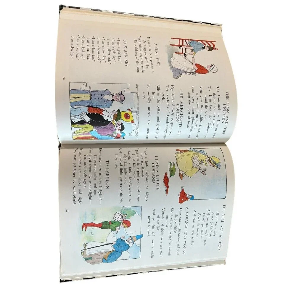 The Real‎ Mother Goose Rand McNally Book Edition 1974 (Good Condition)