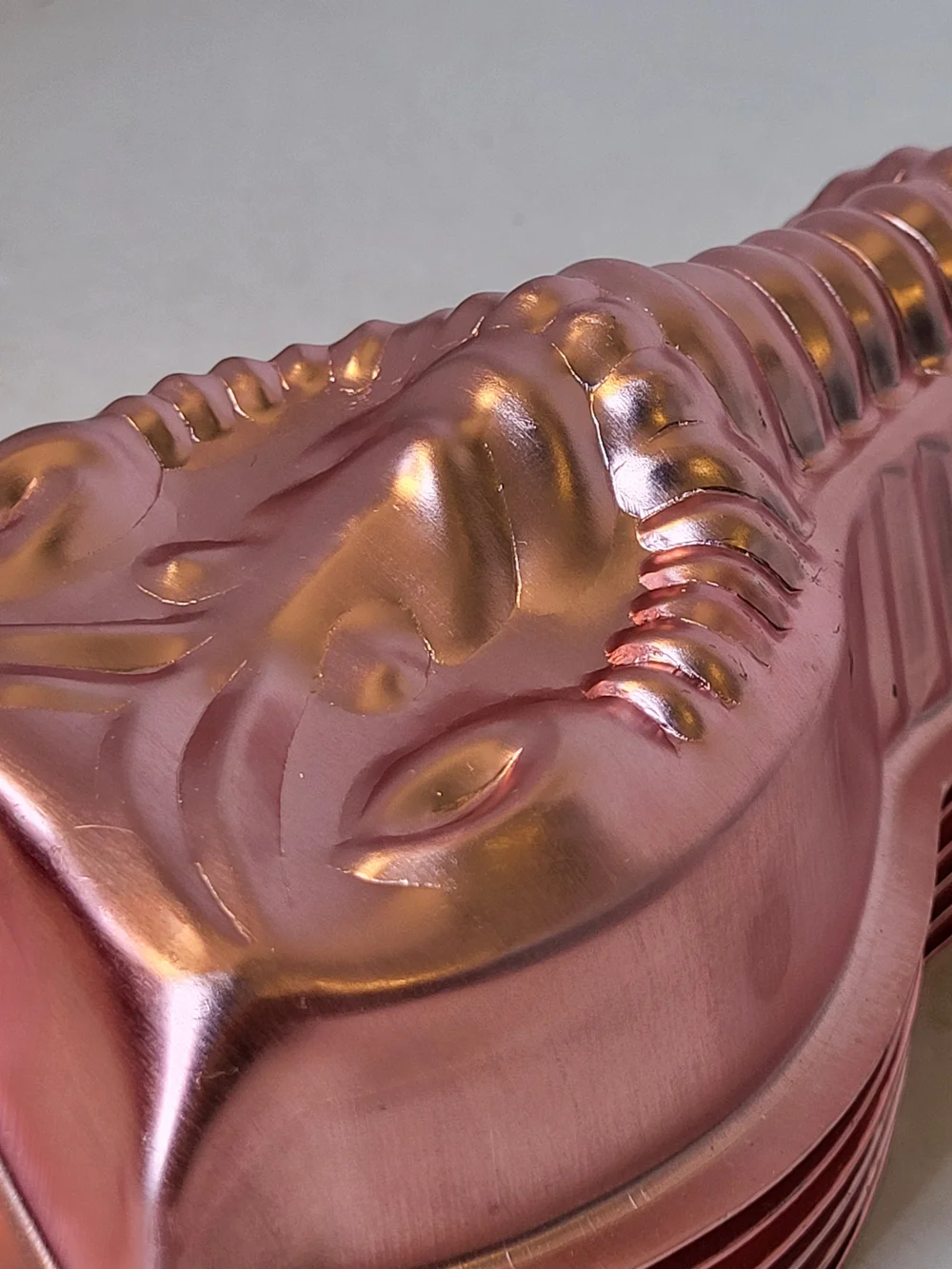 Vintage 60s-70s Rose Copper Clad Aluminum Lobster Molds - Set of 6