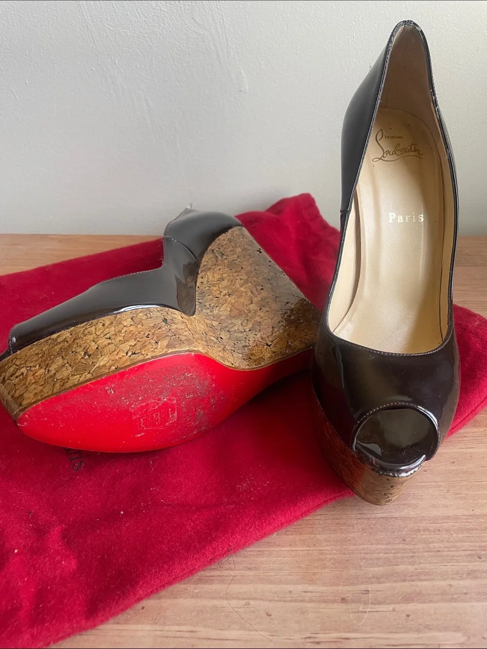 Christian Louboutin patent leather