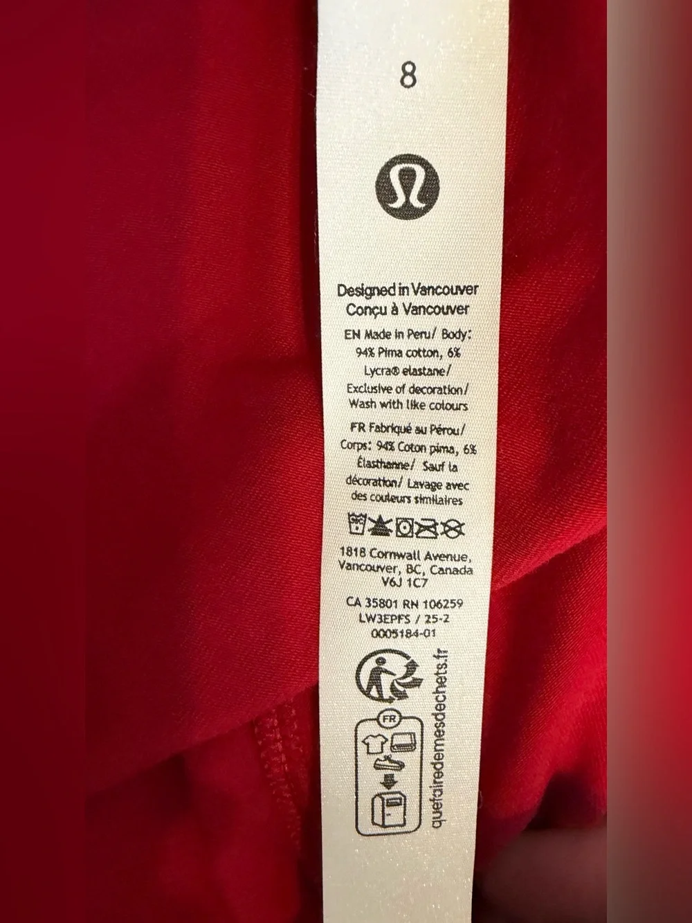 lululemon athletica pima soft short