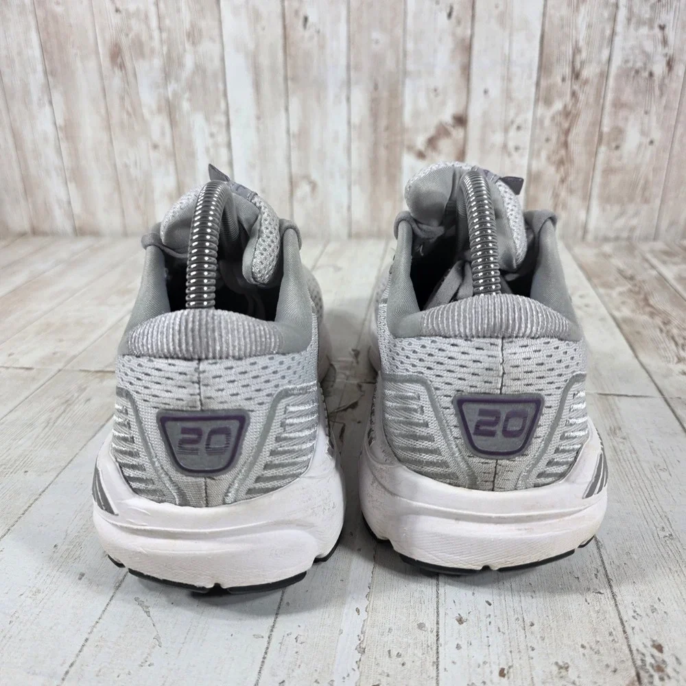Brooks Ariel 20 Womens Running Shoes Grey Purple Wide D 1203151D009 Size 8