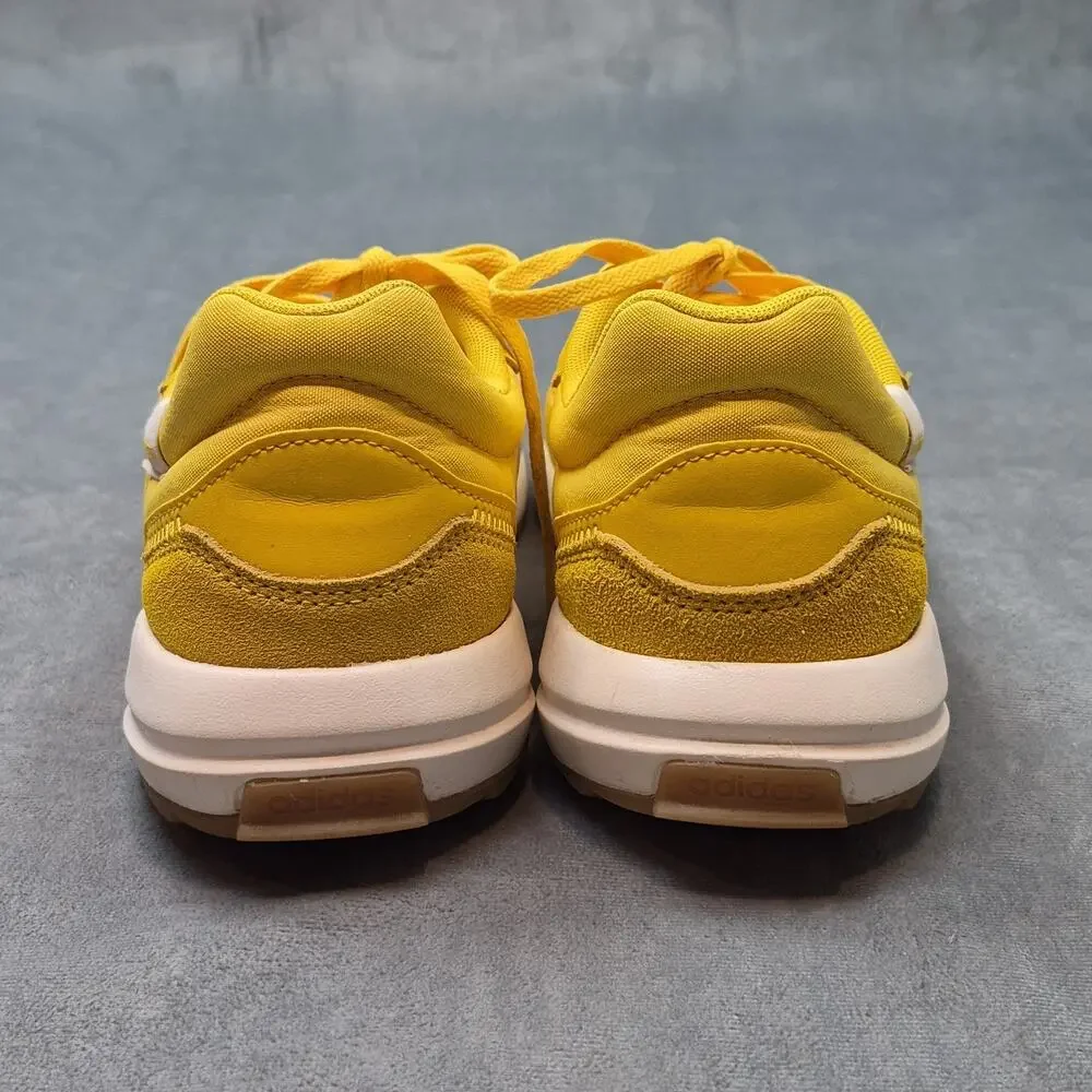 Adidas Sneakers Yellow Neo Striped Lace Up Casual Retro Shoes EG4213 Womens 10