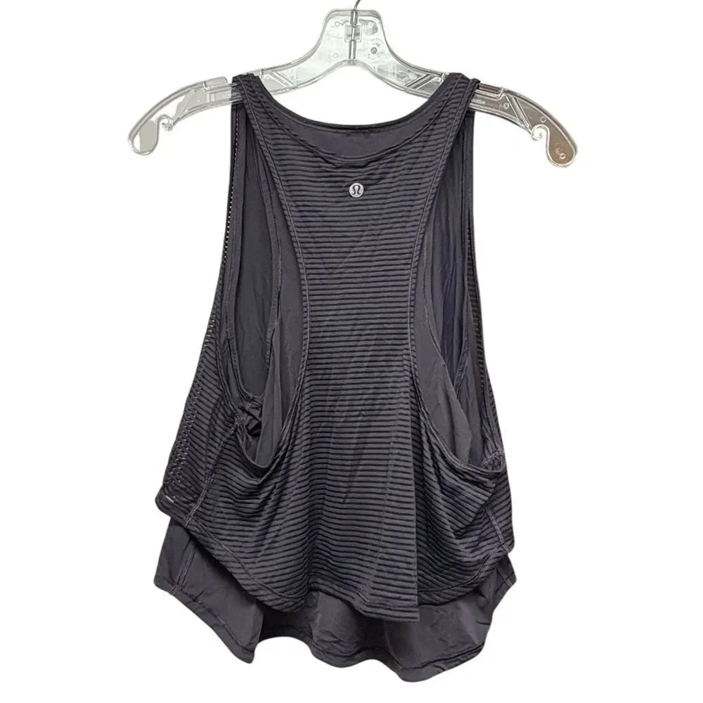 Lululemon RARE Tank Top two in one, Dark Blue Size XS
