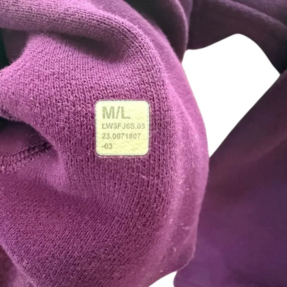 Lululemon Scuba Oversized Funnel Neck Sweatshirt Dramatic Magenta Purple Sz M/L