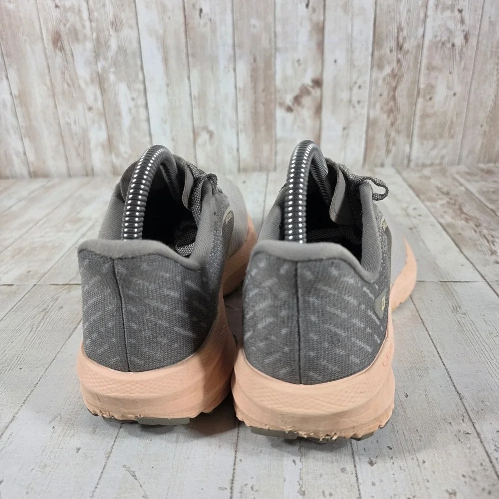 Brooks Launch 10 Womens Running Shoes Grey Peach 1203981B170 Size 7.5 B Medium