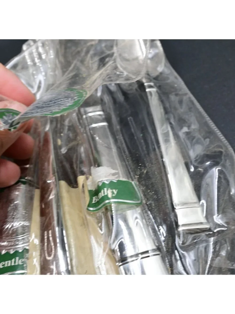 Heritage Mint Ltd. Bentley 18/10 Glossy Stainless Flatware Teaspoons Set Of 4