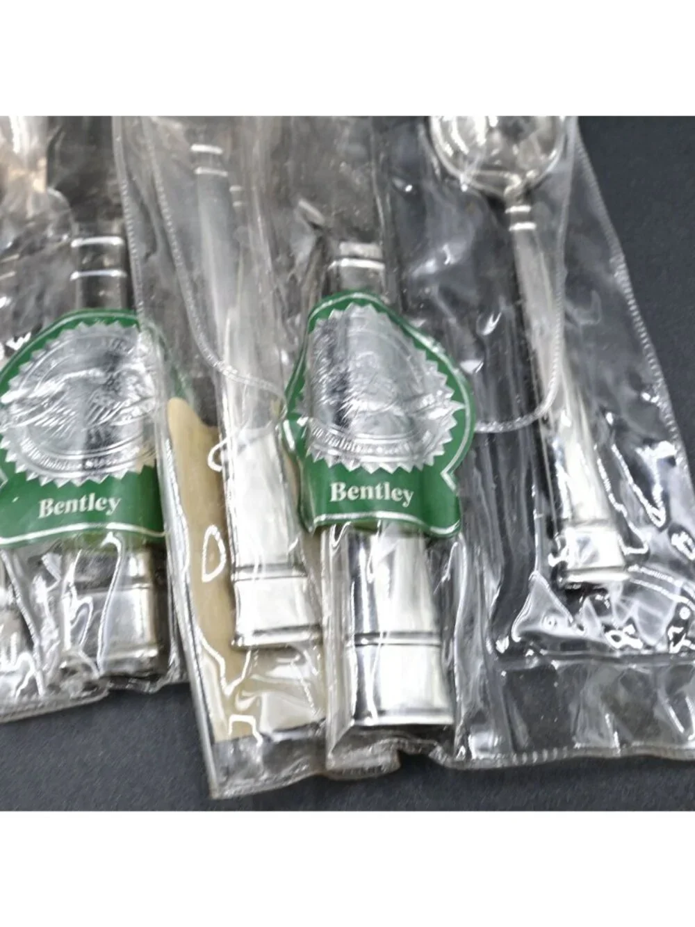 Heritage Mint Ltd. Bentley 18/10 Glossy Stainless Flatware Teaspoons Set Of 4