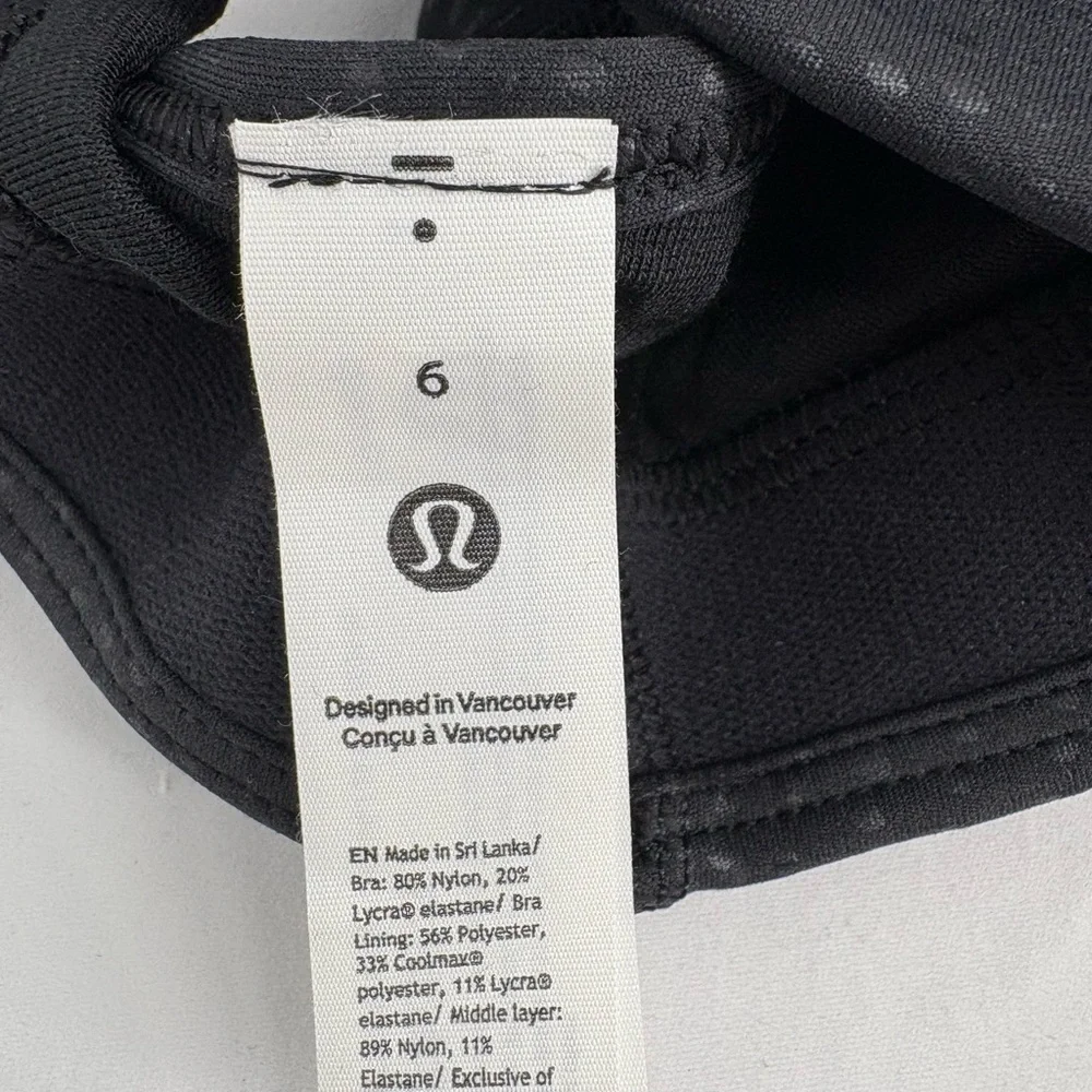 Lululemon Flow Y Wrap-Front High -Neck Bra