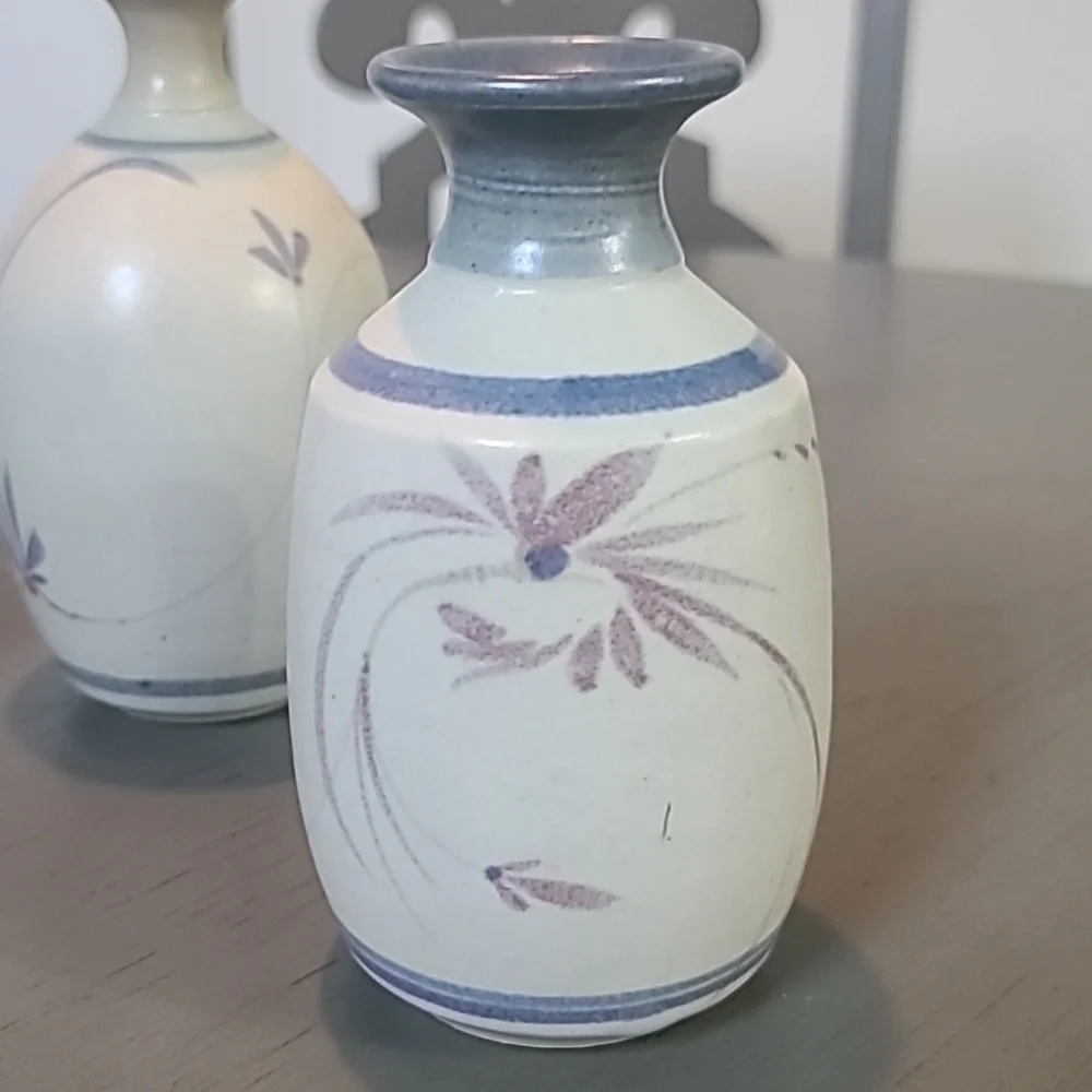 Westlin Studio Pottery Ceramic Vase Set Of 3
