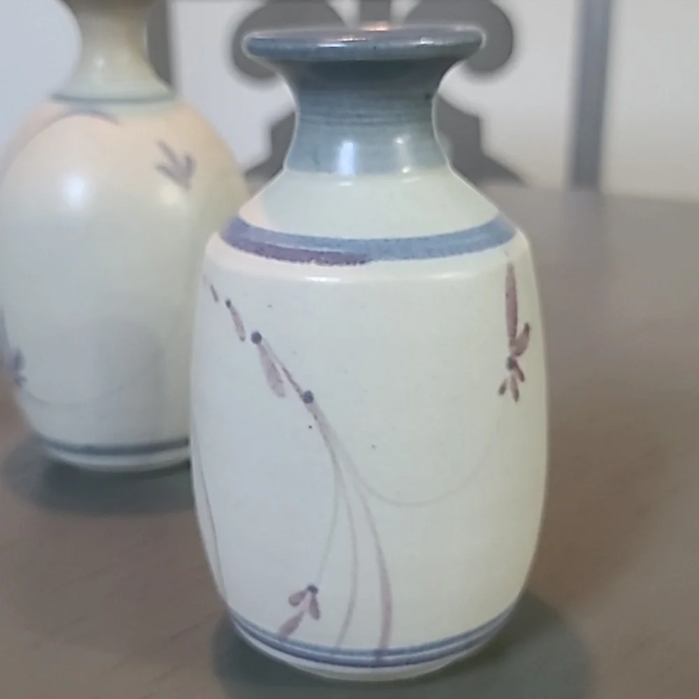 Westlin Studio Pottery Ceramic Vase Set Of 3