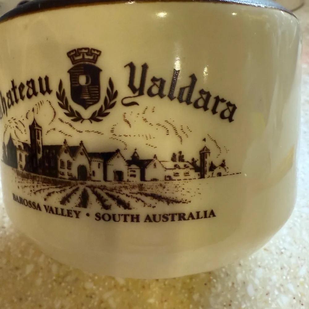 Château Yaldara  Barossa valley South Australia Black and White Vase decanter