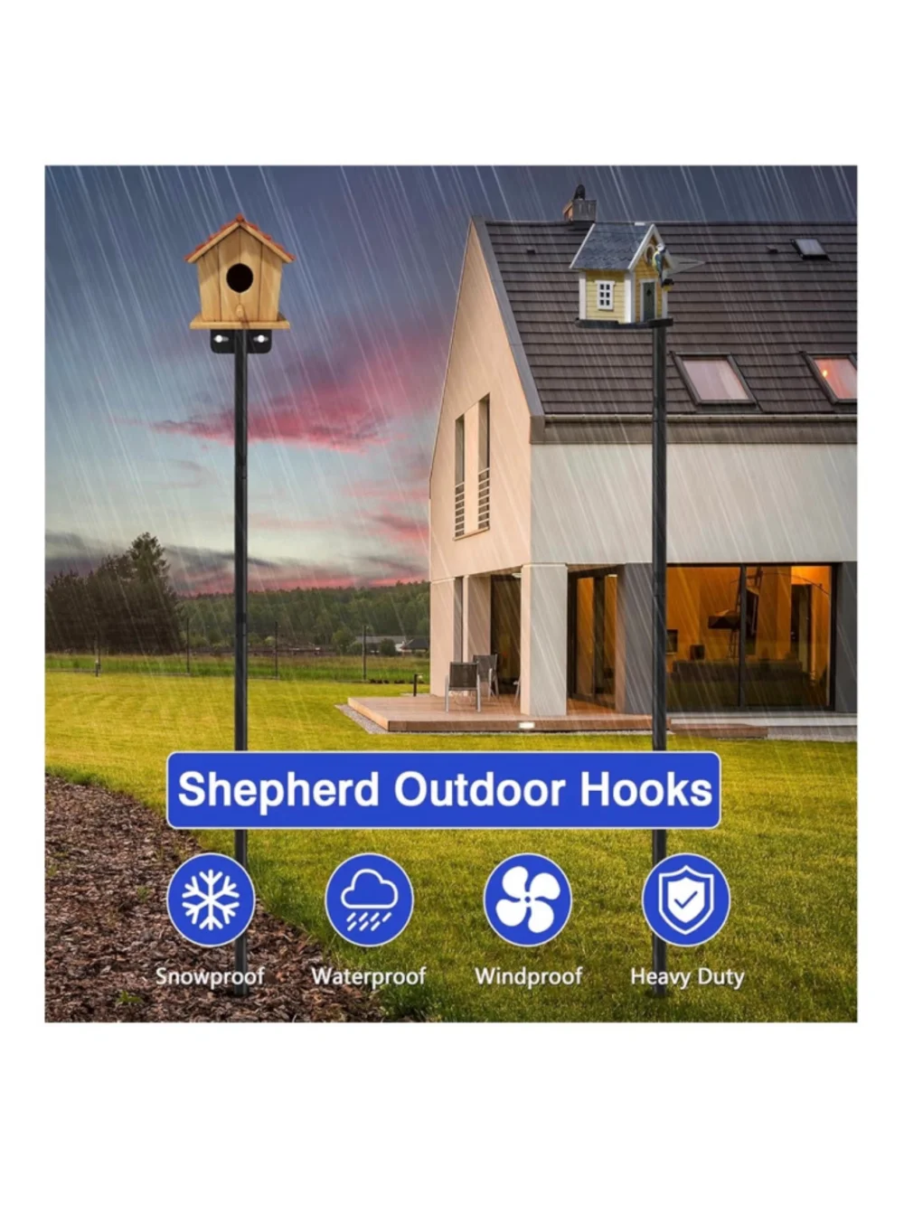 Unbranded pole duty house