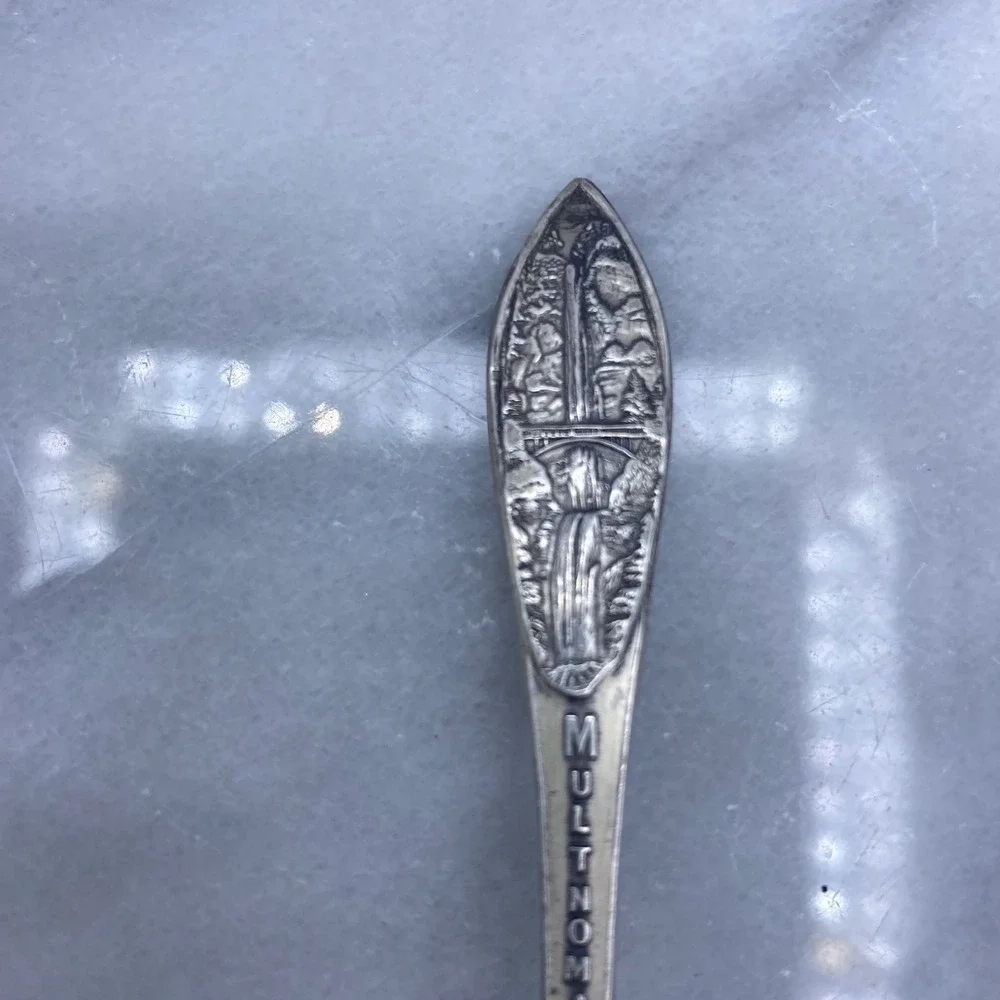 Sterling Silver Multnomah Falls Oregon Souvenir Spoon 4