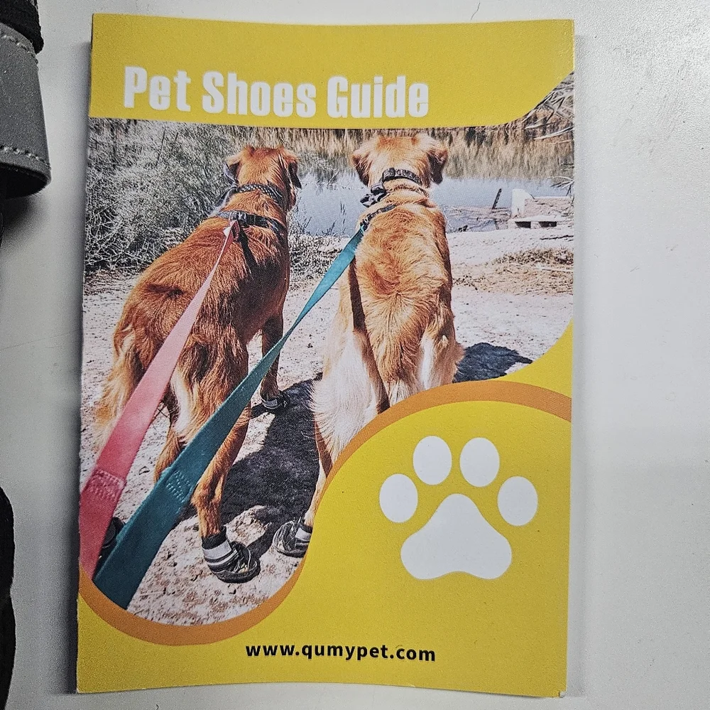 QUMY Dog Boots Ruffwear Dog Boots Waterproof Winter Shoes for Large Dog 3 PAIRS