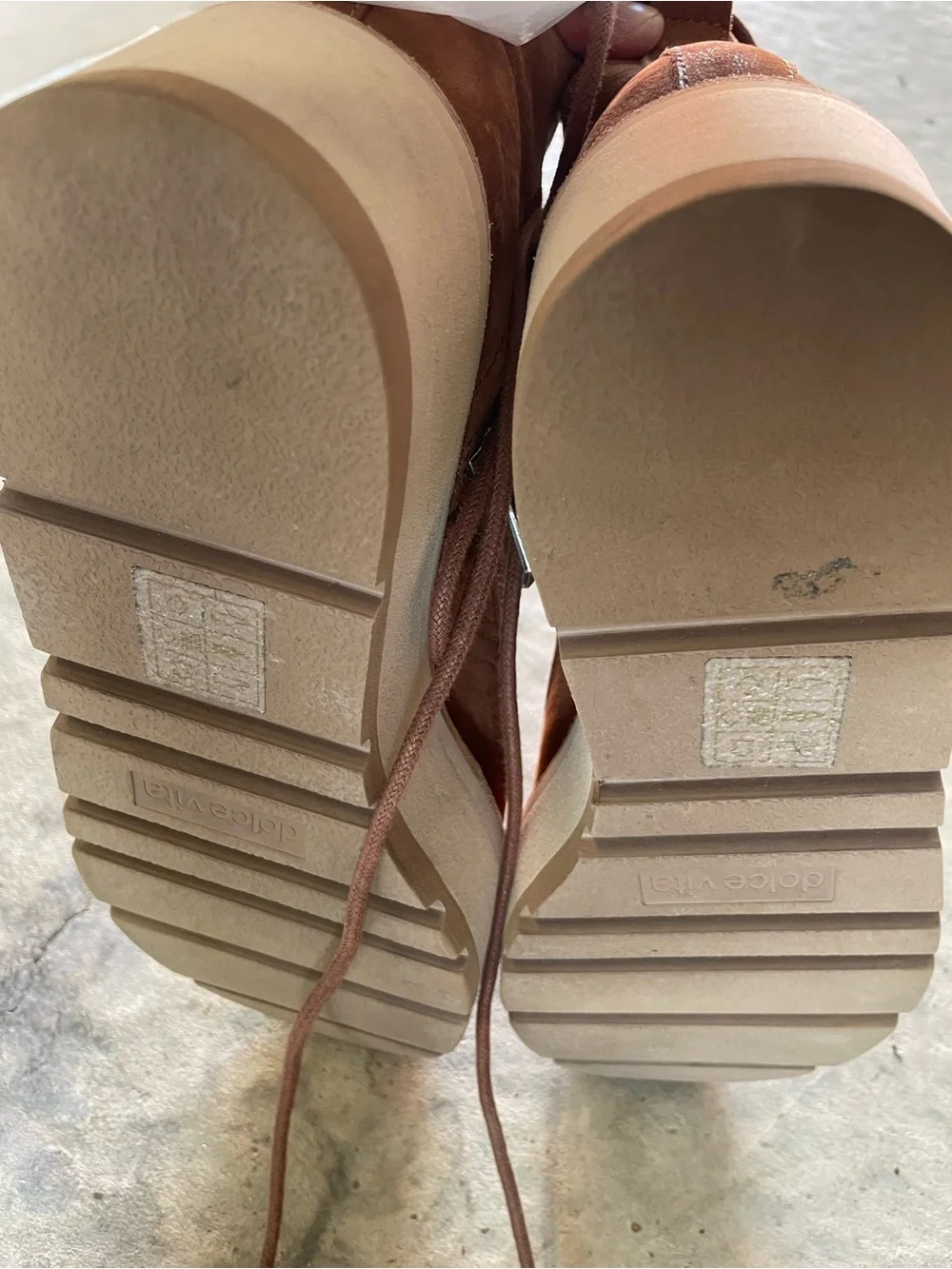 Dolce Vita tan suede