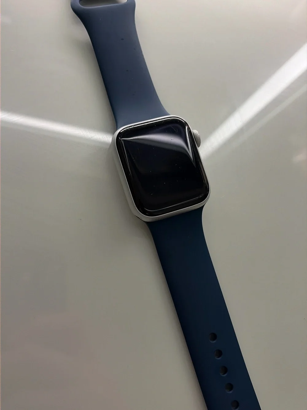 Apple smartwatch featuring