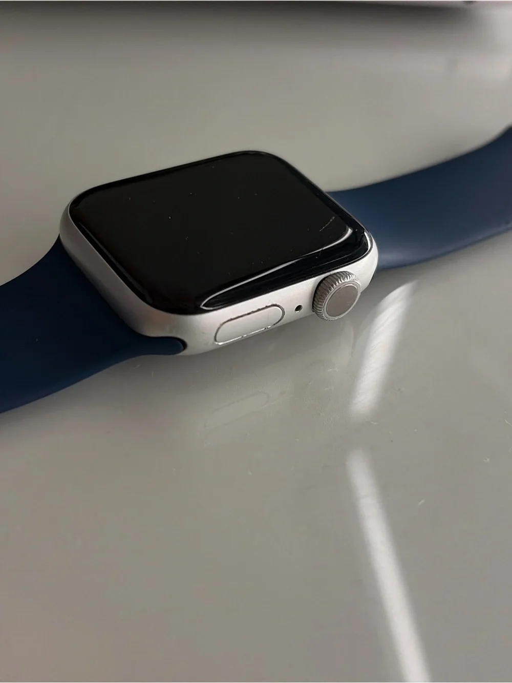 Apple smartwatch featuring
