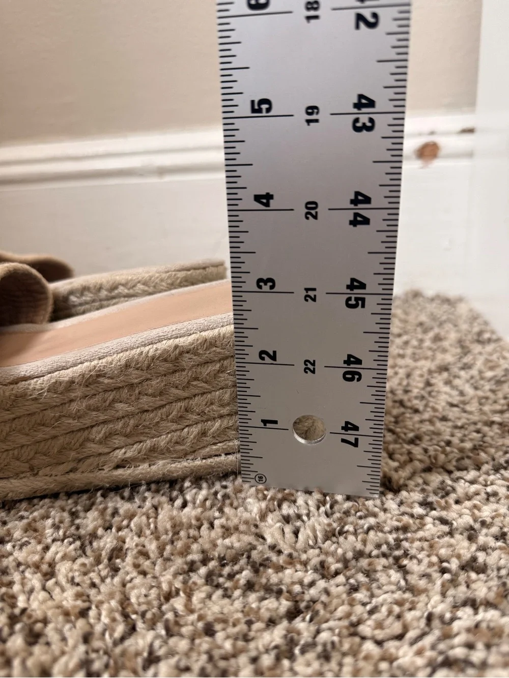 N/A beige espadrille
