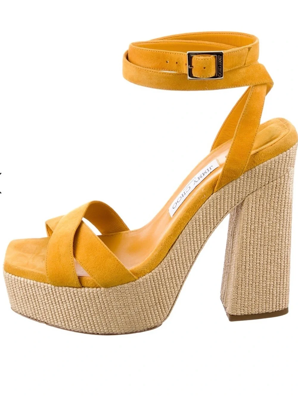 Jimmy Choo bright mustard