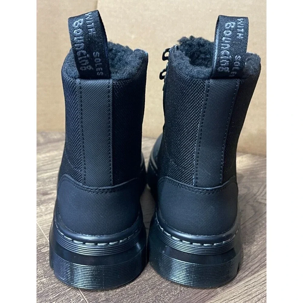 Dr. Doc Martins Air Wair Black Boots Combs 2 FL 3M Thinsulate Men's Size 4 NEW