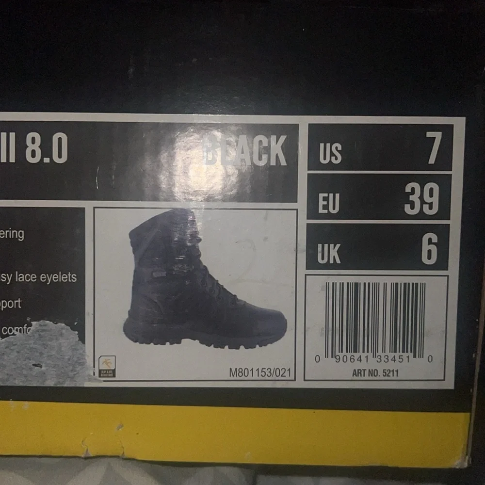Magnum BLACK‎ Men's Response III 8.0 High-Top Leather Military & Tactical | NEW!