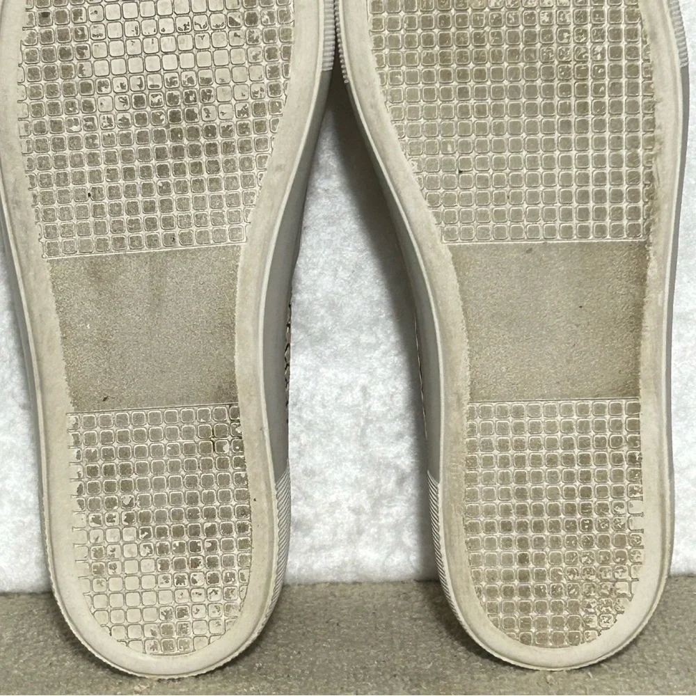 Steve Madden Womens Gills Snake Print Platform Slip On Sneakers Shoes SZ 7.5M