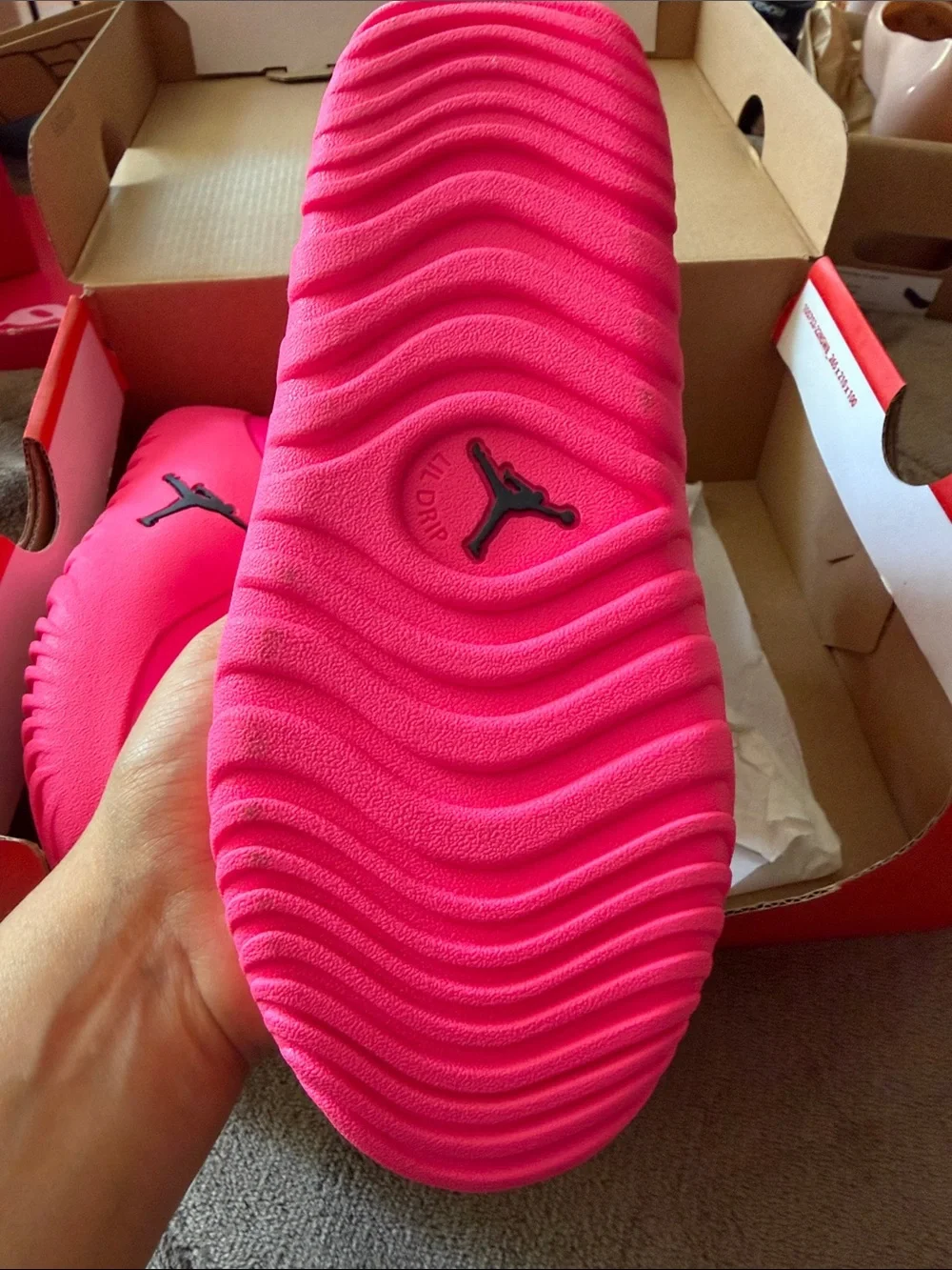 Jordan vibrant pink