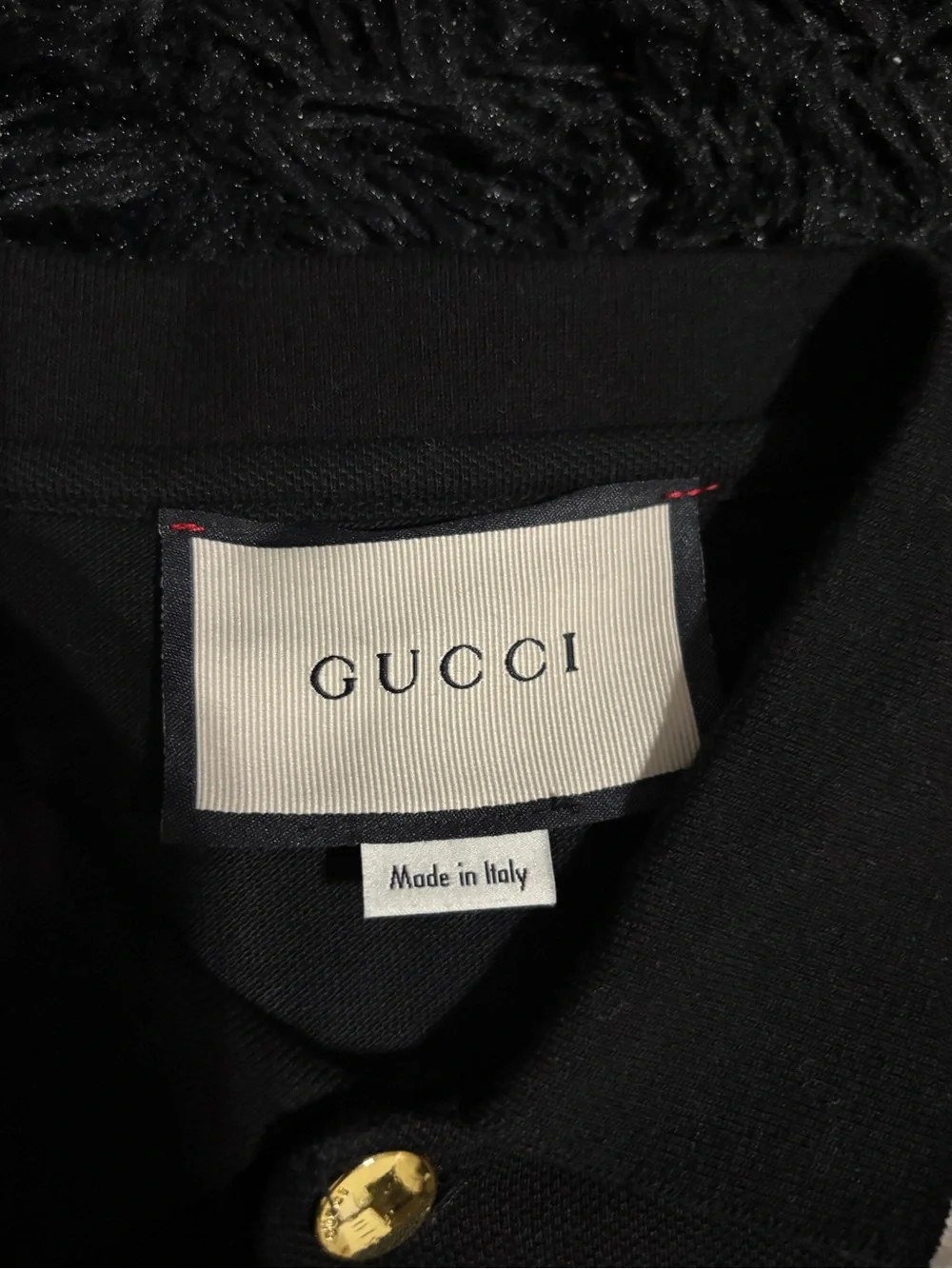 Gucci black polo