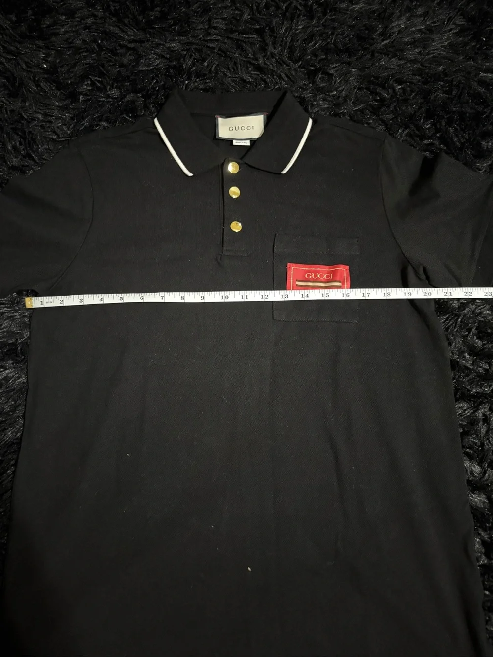 Gucci black polo
