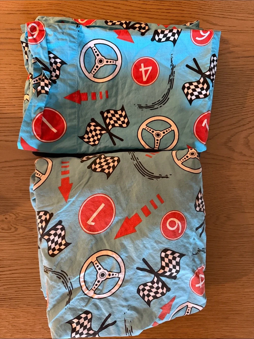 KasKids Race Car Twin bed set.