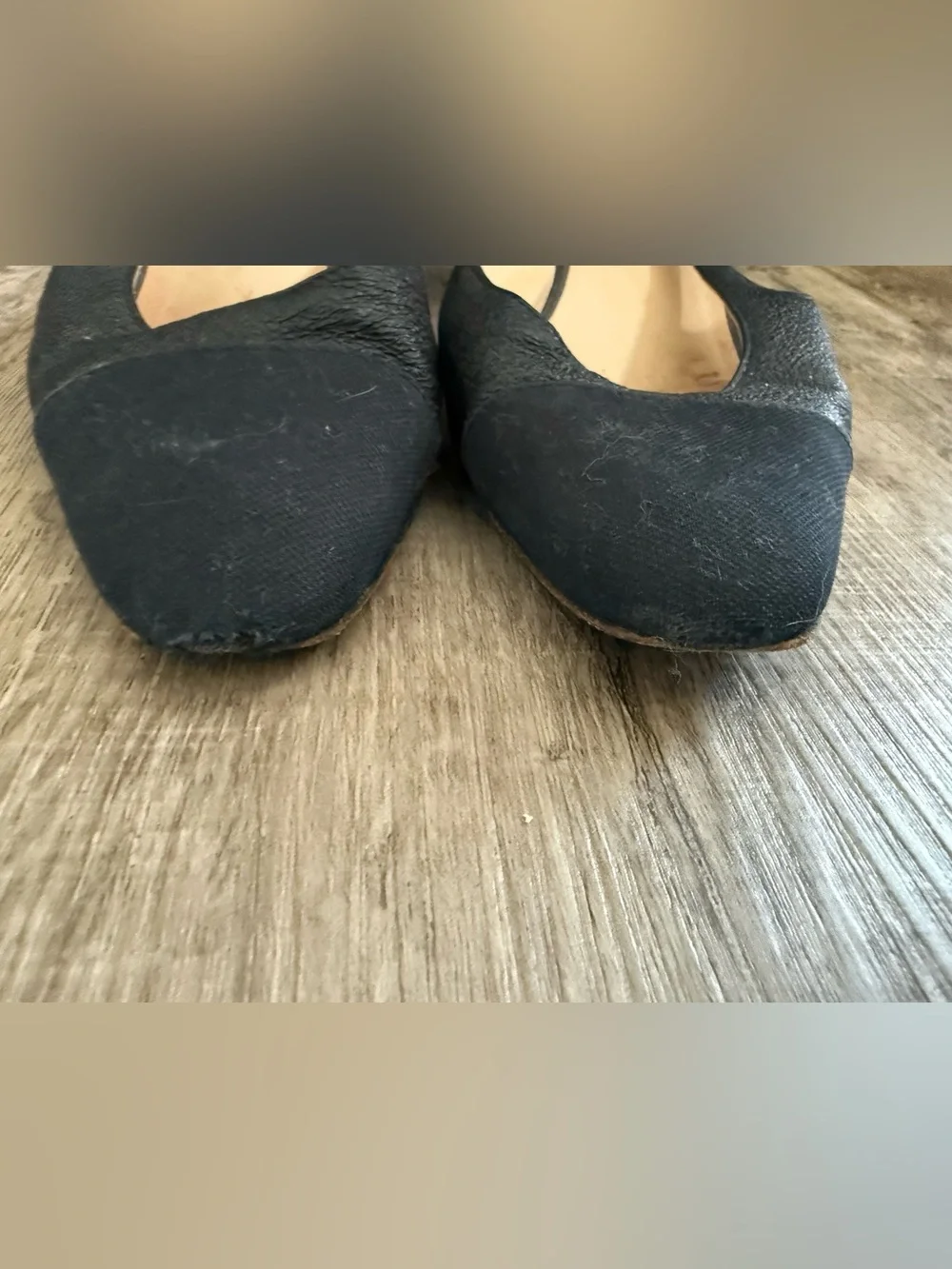Authentic CHANEL Slingbacks black 37