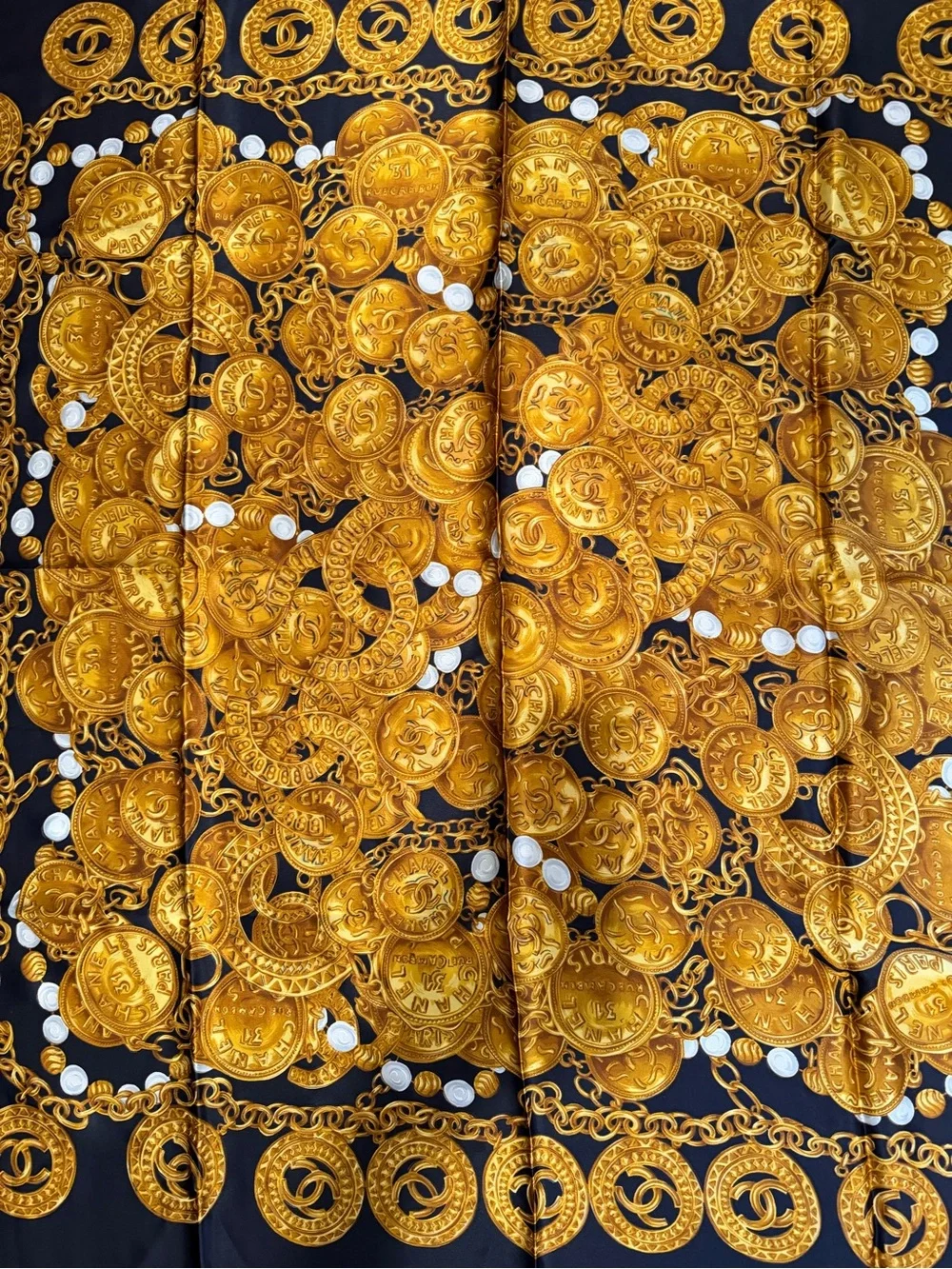 CHANEL elegant silk