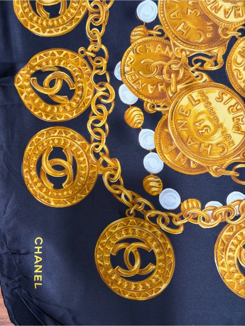 CHANEL elegant silk