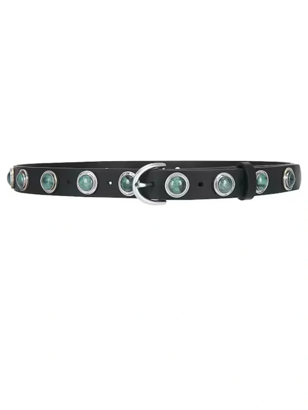 Rag & Bone Celia Studded Belt Black